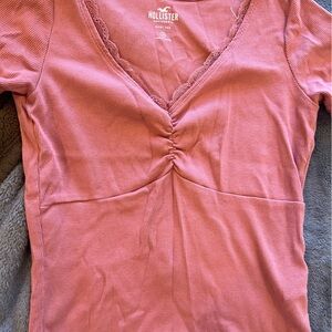Hollister cinched baby tee NWOT